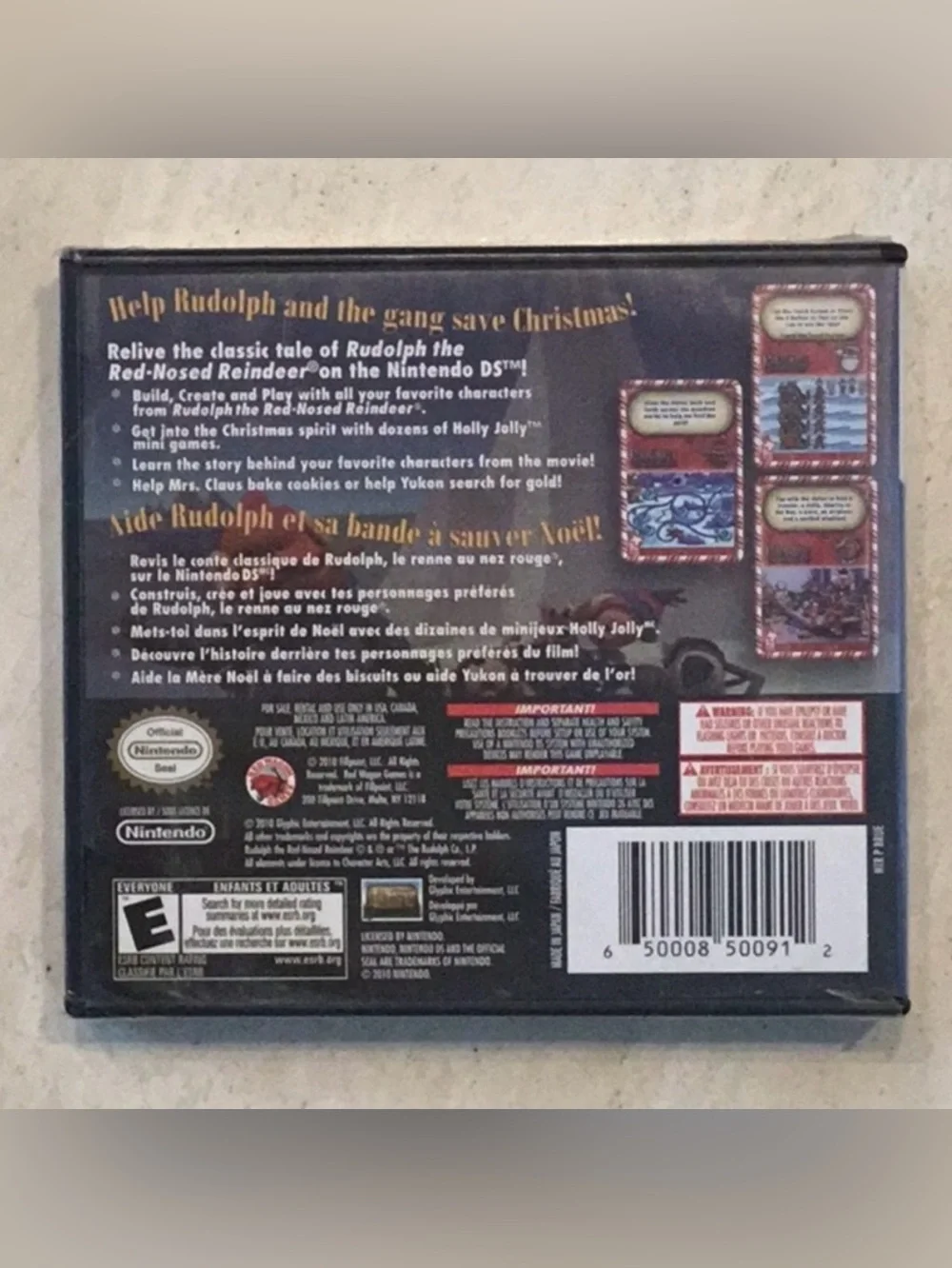 Rudolph The Red Nosed Reindeer Nintendo DS Game New Christmas Xmas Santa
